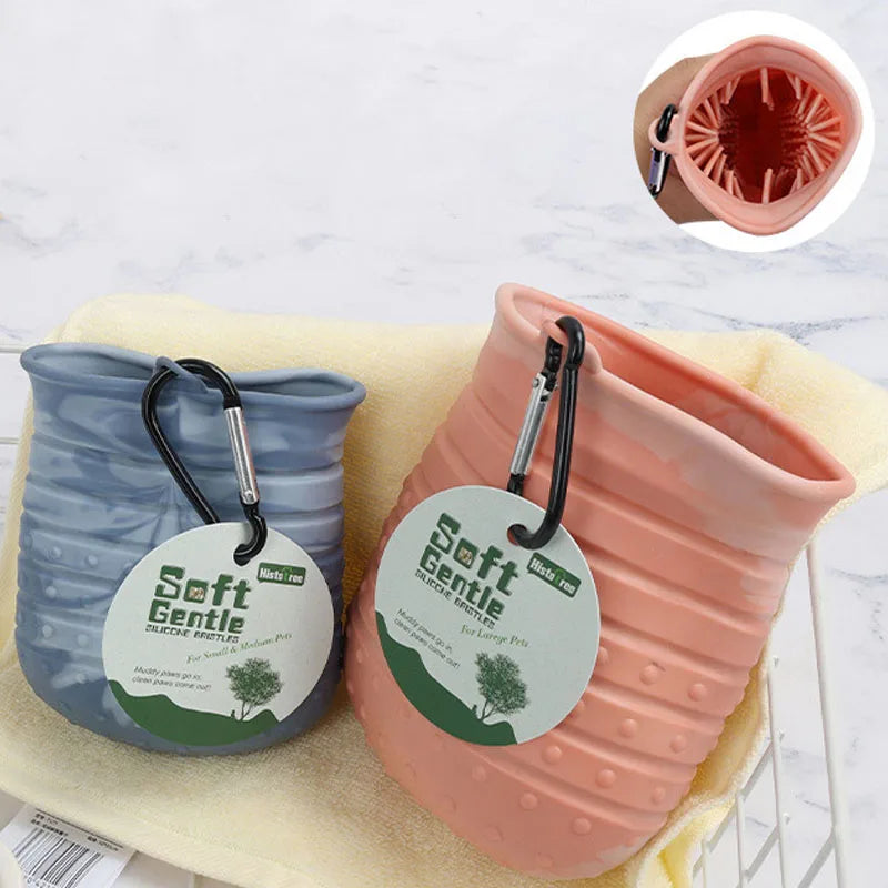 Portable Dog Paw Cleaner Cup – Quick & Mess-Free Mud Removal