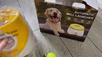 Rechargeable Automatic Dog Ball Launcher – Adjustable Distance for Endless Fetch Fun!
