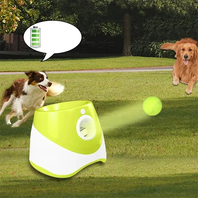 Rechargeable Automatic Dog Ball Launcher – Adjustable Distance for Endless Fetch Fun!