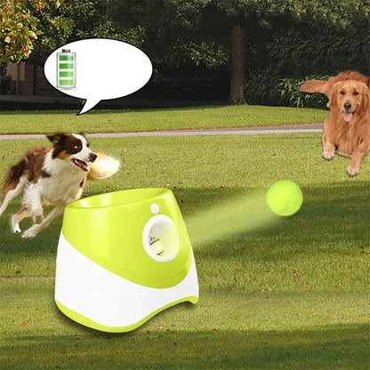 Rechargeable Automatic Dog Ball Launcher – Adjustable Distance for Endless Fetch Fun!