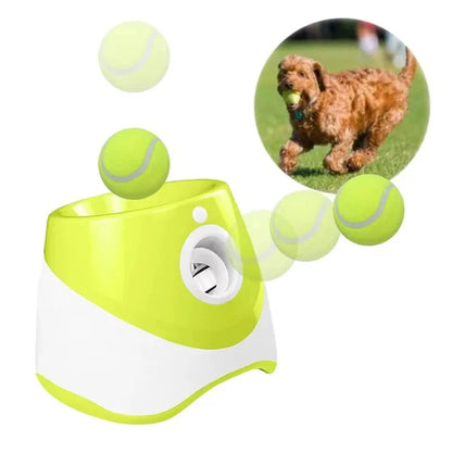 Rechargeable Automatic Dog Ball Launcher – Adjustable Distance for Endless Fetch Fun!