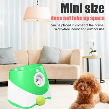 Rechargeable Automatic Dog Ball Launcher – Adjustable Distance for Endless Fetch Fun!