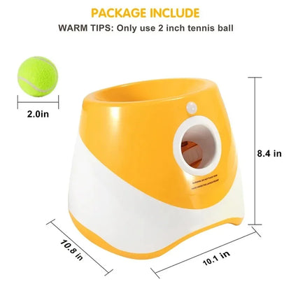 Rechargeable Automatic Dog Ball Launcher – Adjustable Distance for Endless Fetch Fun!