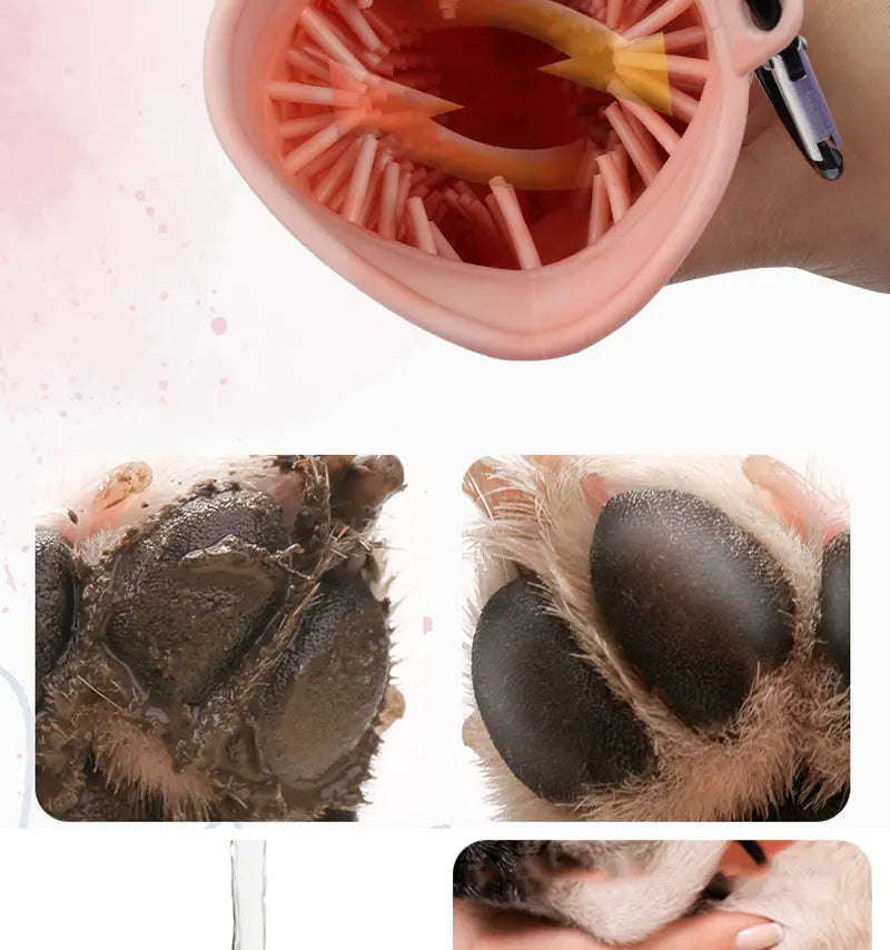 Portable Dog Paw Cleaner Cup – Quick & Mess-Free Mud Removal