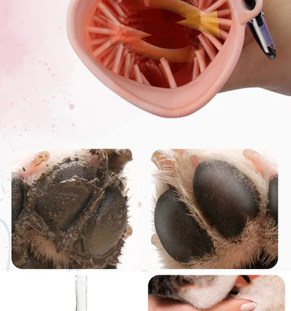 Portable Dog Paw Cleaner Cup – Quick & Mess-Free Mud Removal