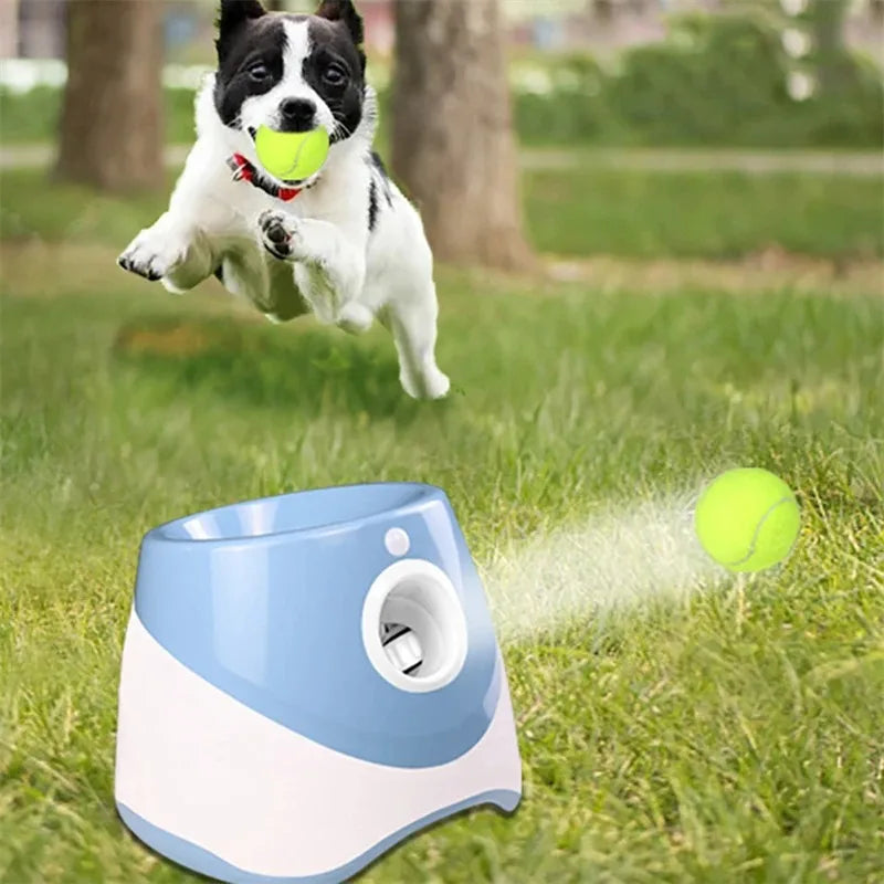 Rechargeable Automatic Dog Ball Launcher – Adjustable Distance for Endless Fetch Fun!
