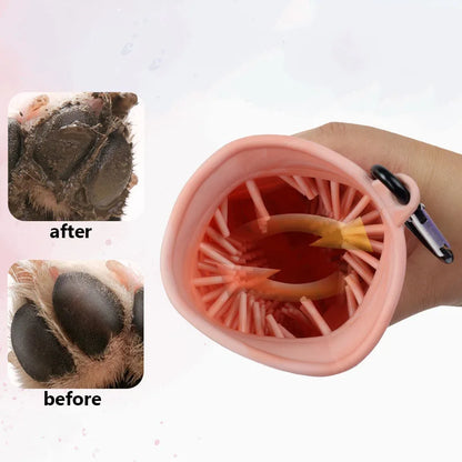 Portable Dog Paw Cleaner Cup – Quick & Mess-Free Mud Removal