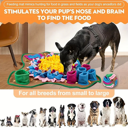 Eco-Friendly Pet Sniffing Training Mat – Slow Feeder & Stress Relief for Dogs & Cats