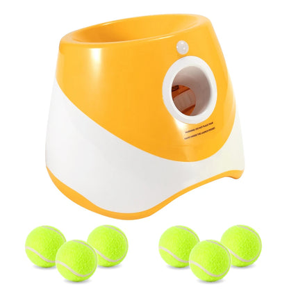 Rechargeable Automatic Dog Ball Launcher – Adjustable Distance for Endless Fetch Fun!