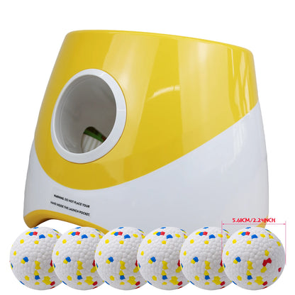 Rechargeable Automatic Dog Ball Launcher – Adjustable Distance for Endless Fetch Fun!
