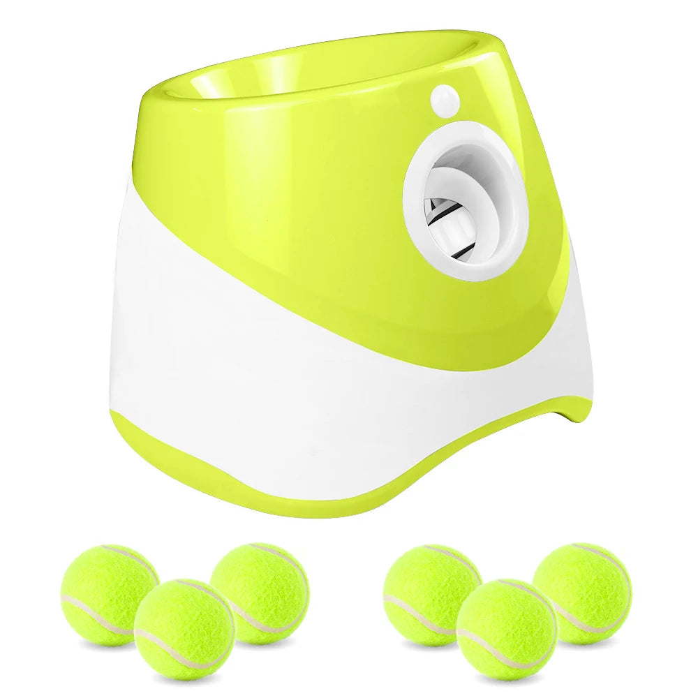 Rechargeable Automatic Dog Ball Launcher – Adjustable Distance for Endless Fetch Fun!