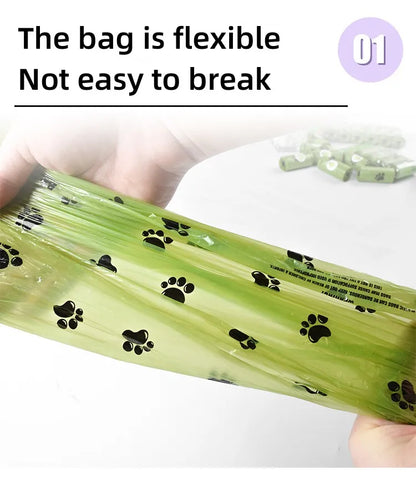 Biodegradable dog poop bags