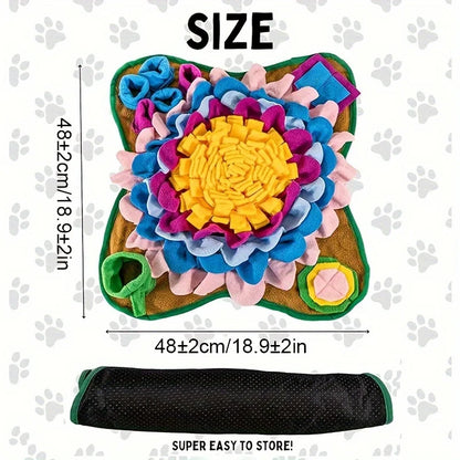 Eco-Friendly Pet Sniffing Training Mat – Slow Feeder & Stress Relief for Dogs & Cats